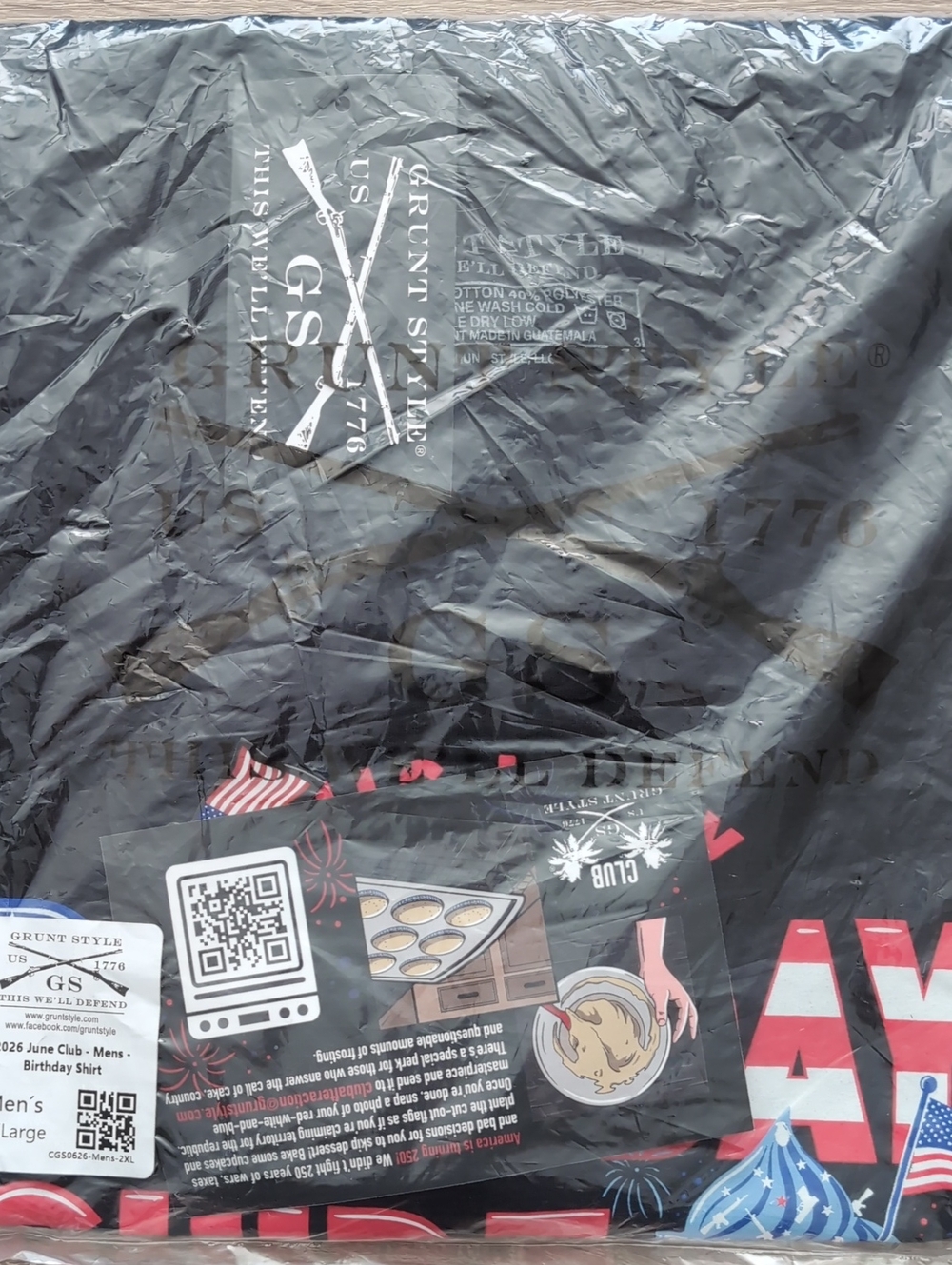 Grunt Style 2026 June Club- This Is My Birthday Shirt- 2XL - Picture 2 of 7